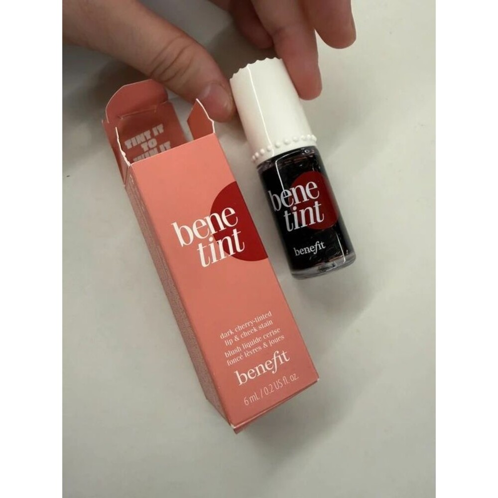 Benefit cheek and lip stain dark cherrry shade